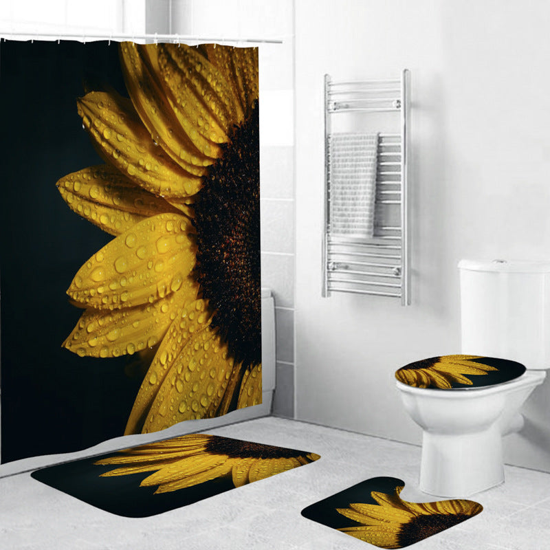 Floral Decorative Shower Curtain Kalsten