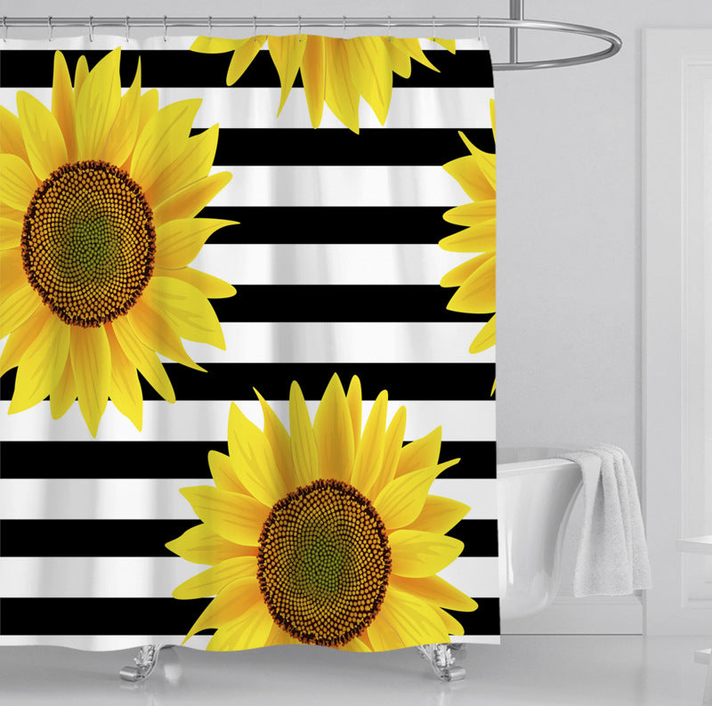 Floral Decorative Shower Curtain Kalsten