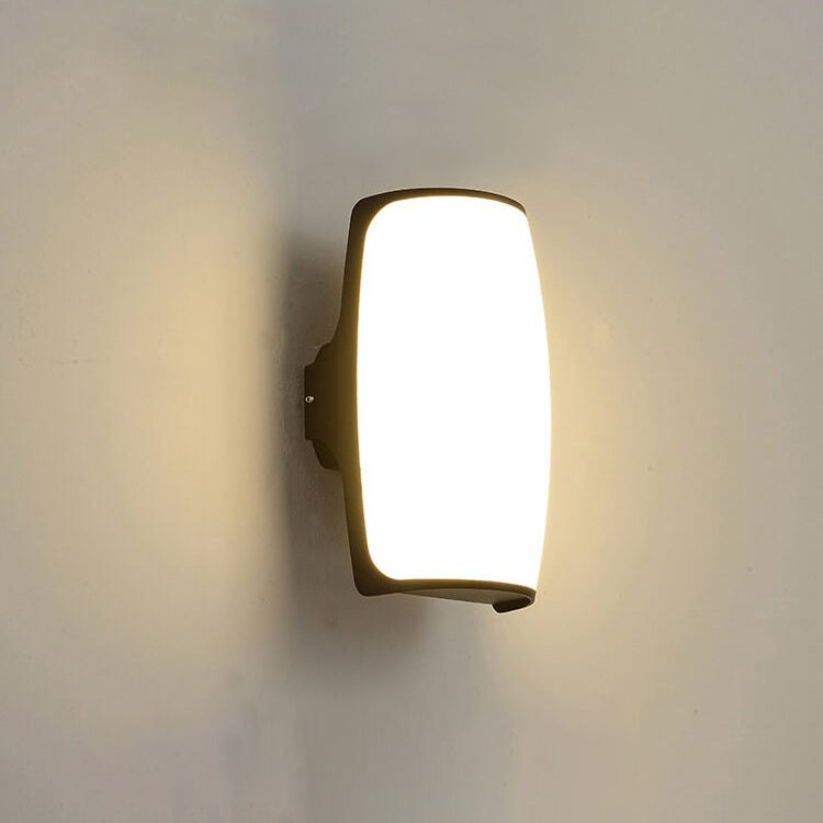 Modern Creative Geometry Aluminum Outdoor Waterproof LED Wall Sconce Lamp | Kalsten