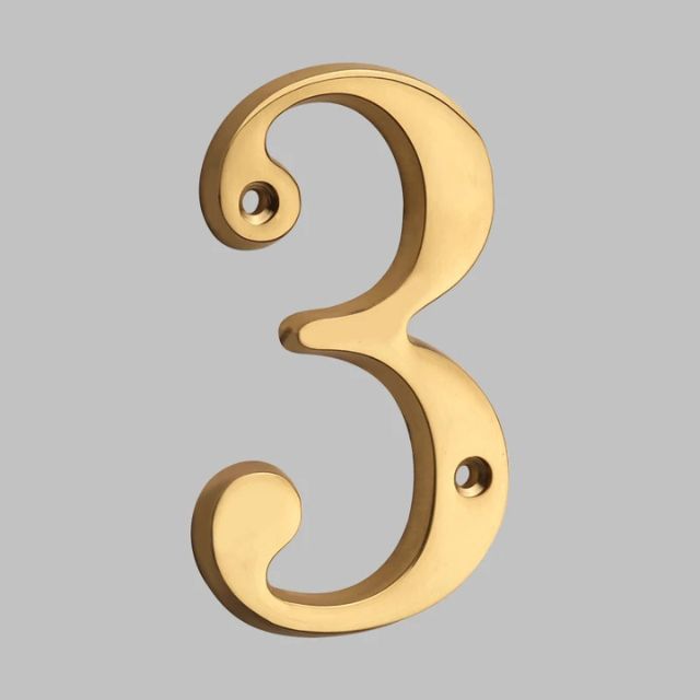 Kalsten | Traditional house numbers made of solid brass