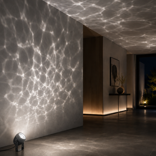 AuraFlow Color-Changing Ripple Spotlight