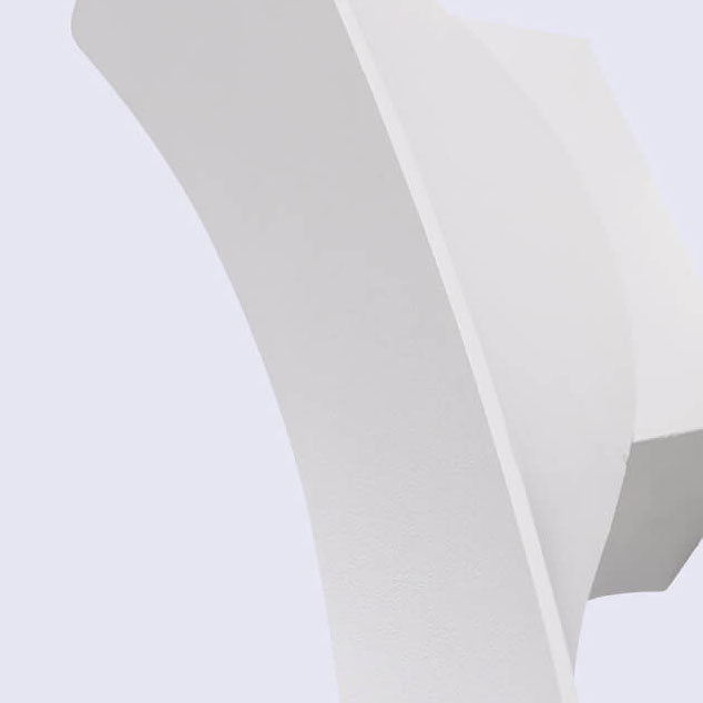 Modern Simple Rectangular Curved LED Outdoor Waterproof Wall Sconce Lamp | Kalsten