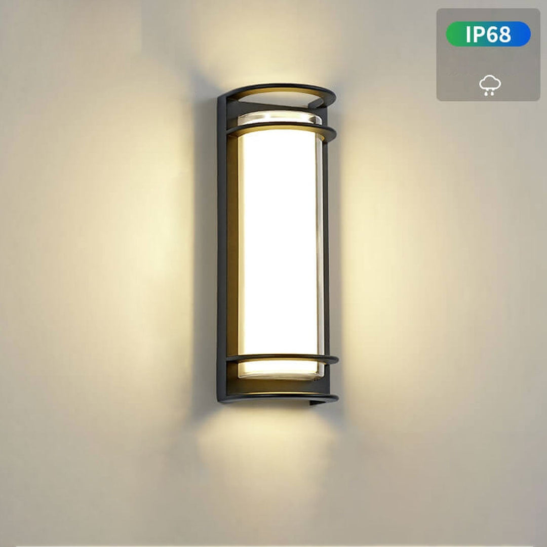 Modern Outdoor Column Waterproof LED Garden Wall Sconce Lamp | Kalsten