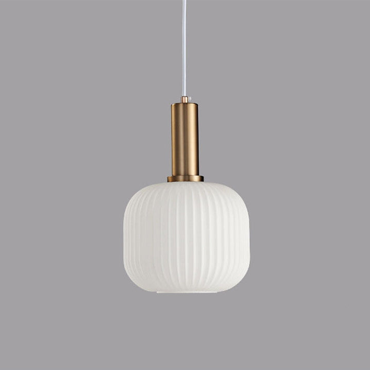 Vintage Stained Glass Lantern Shape Pendant Light | Kalsten