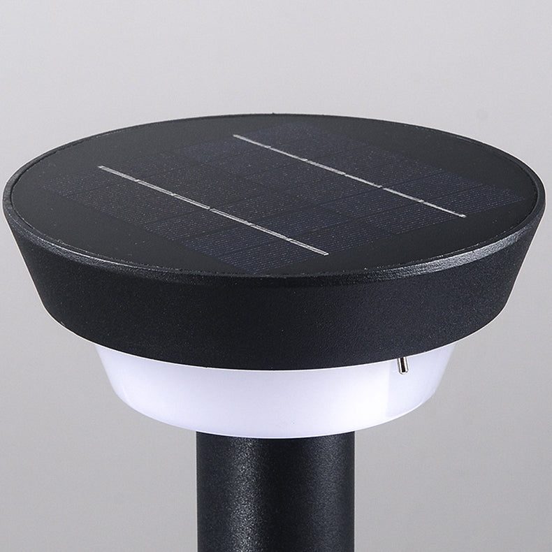 Modern Simplicity Waterproof Solar Round Aluminum Acrylic Outdoor Lights For Garden | Kalsten