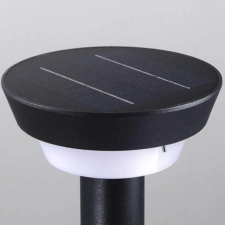 Modern Simplicity Waterproof Solar Round Aluminum Acrylic Outdoor Lights For Garden | Kalsten