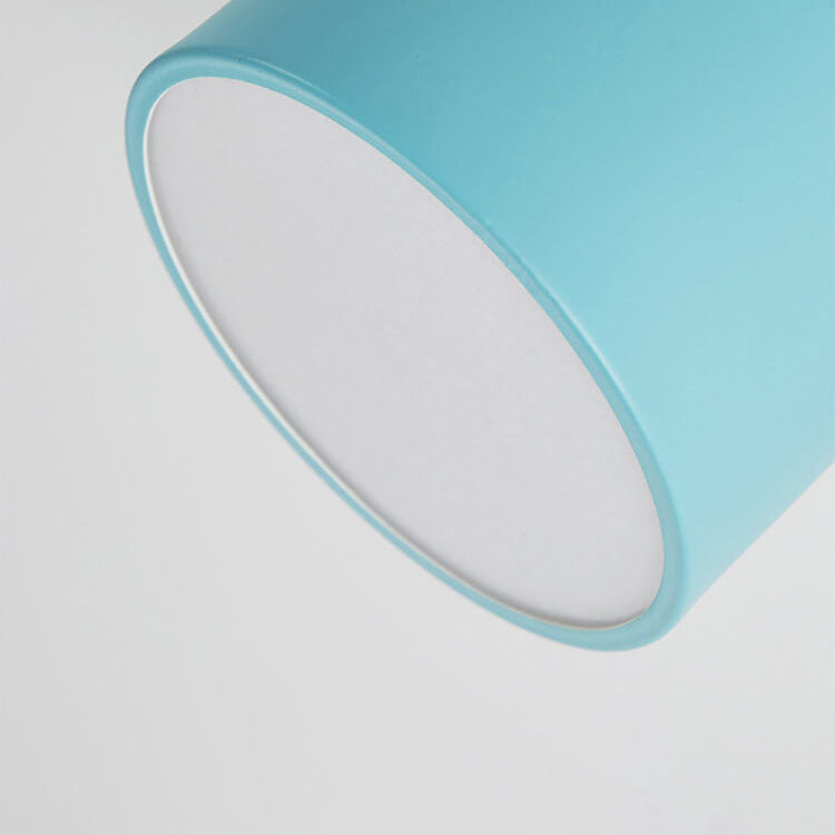 Flush Mount Ceiling Light Iron Solid Wood PVC 3.94 in Modern Hallway Living Room Bedroom 7W 700lm LED Adjustable Color Temperature White Black Pink Blue Green Gray Gold | Kalsten