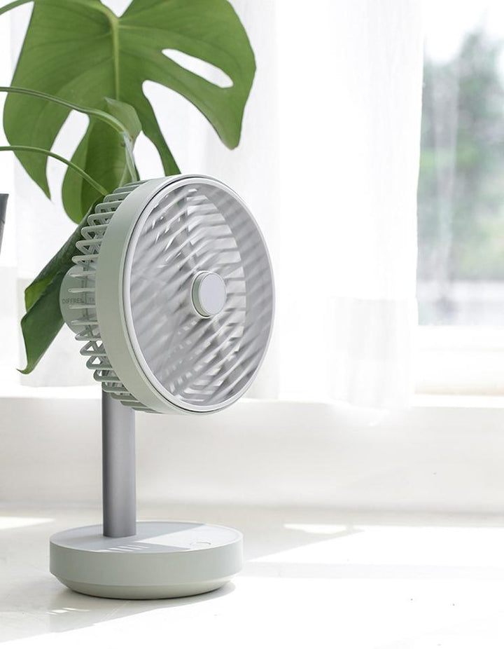 Wireless Rotating Hood & Oscillating Head Desktop Fan, Super Quiet, Super Cool | Kalsten