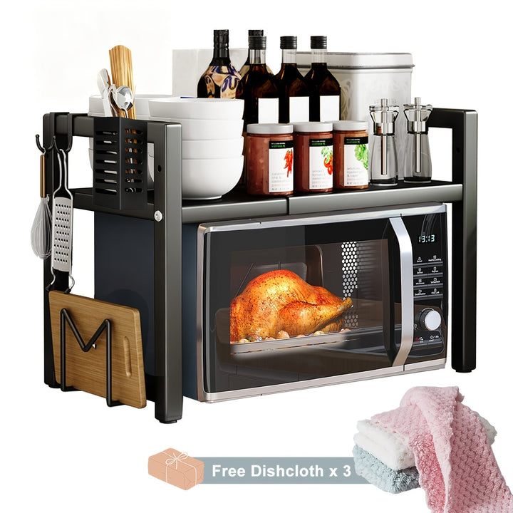 Expandable Microwave Shelf 2 Levels | Kalsten