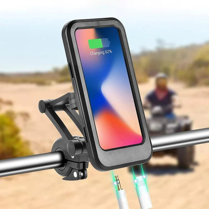 Kalsten | 15W Power Bank Waterproof Bike Handlebar Phone Mount