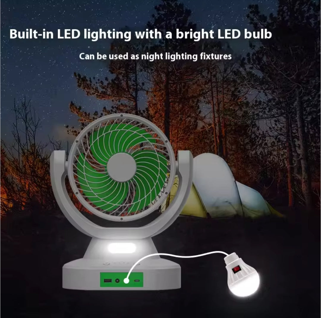 Solar Fan With Multifunction Light | Kalsten