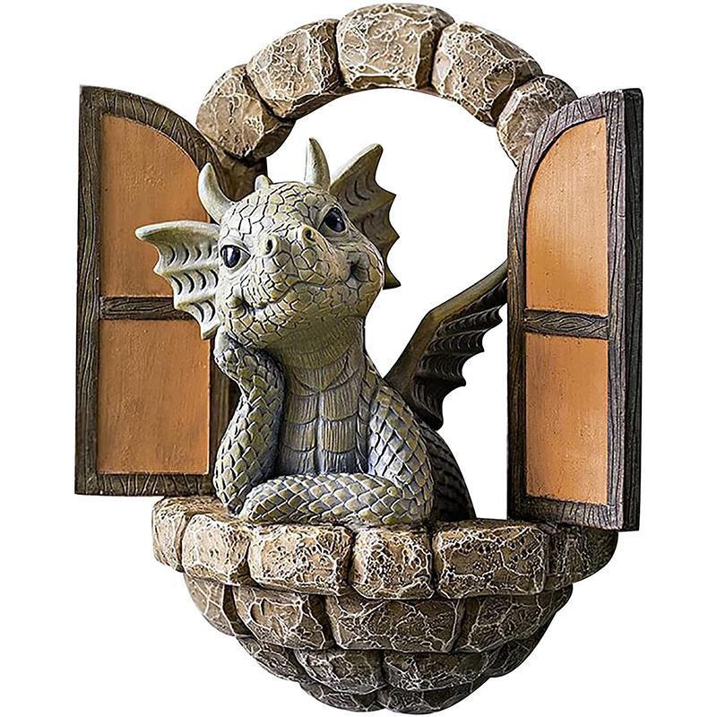 Cute Dragon Statue Ornament | Kalsten