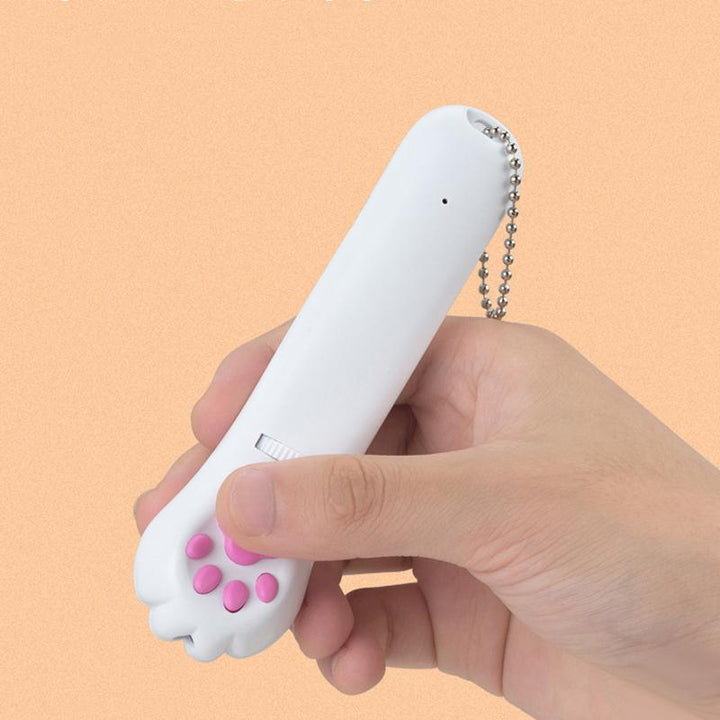 Kalsten | PurrPlay USB Rechargeable Cat Laser Toy – Interactive LED Light with 4 Cartridges