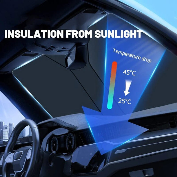 Windshield Sunshade Folding Sun Visor | Kalsten