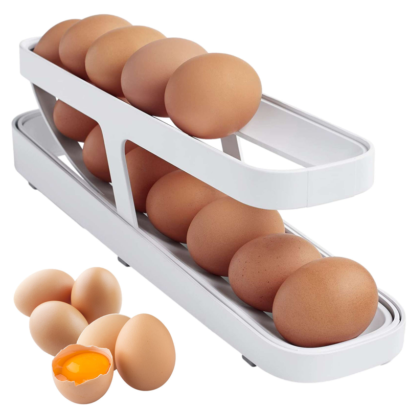 Automatic Scroll Egg Shelf Holder Storage Box | Kalsten