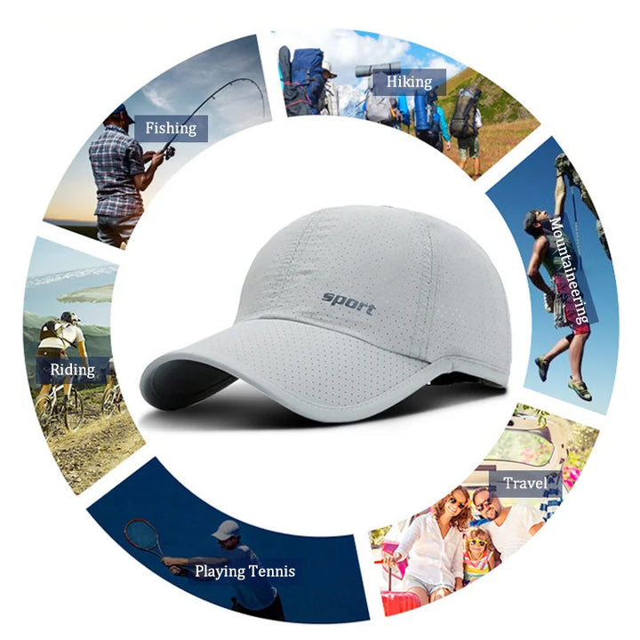 Kalsten | Breathable Sun Protection Cap with Brim