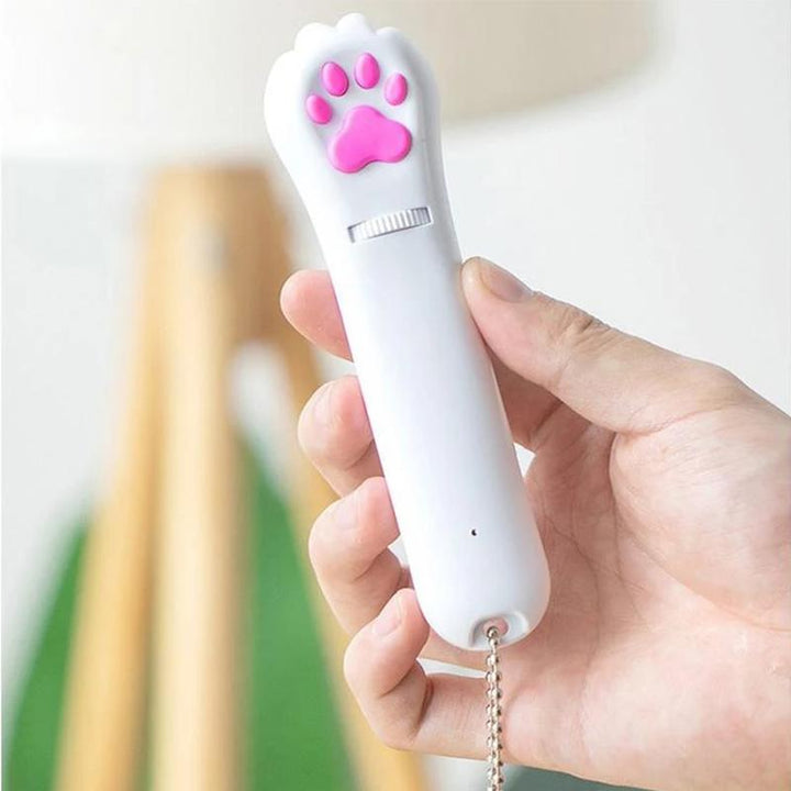 PurrPlay USB Rechargeable Cat Laser Toy – Interactive LED Light with 4 Patterns | Kalsten