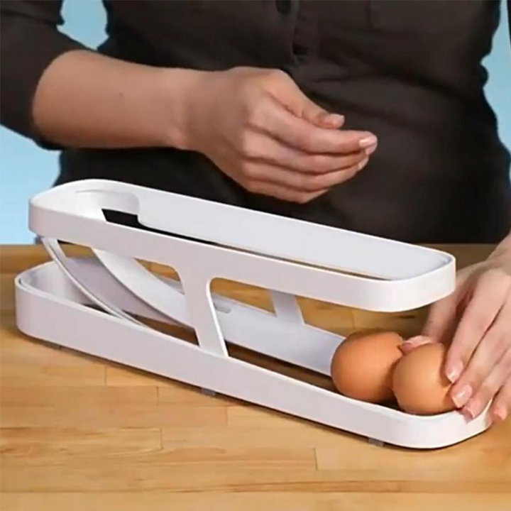 Automatic Scroll Egg Shelf Holder Storage Box | Kalsten