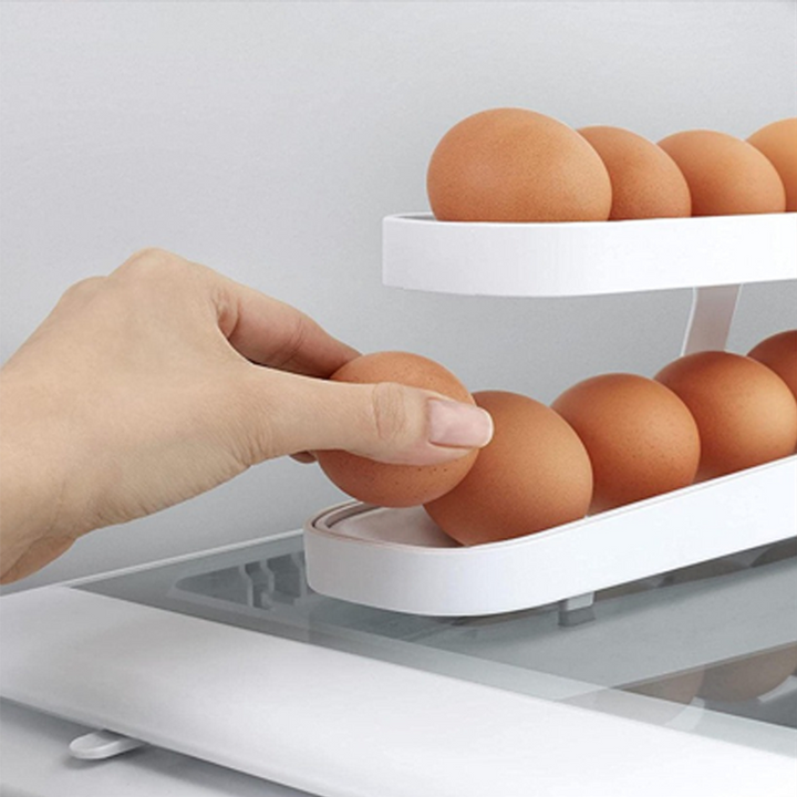Automatic Scroll Egg Shelf Holder Storage Box | Kalsten
