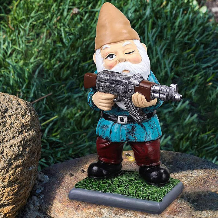 Kalsten | Military Garden Gnome with Camouflage Uniform