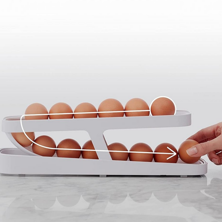 Automatic Scroll Egg Shelf Holder Storage Box | Kalsten