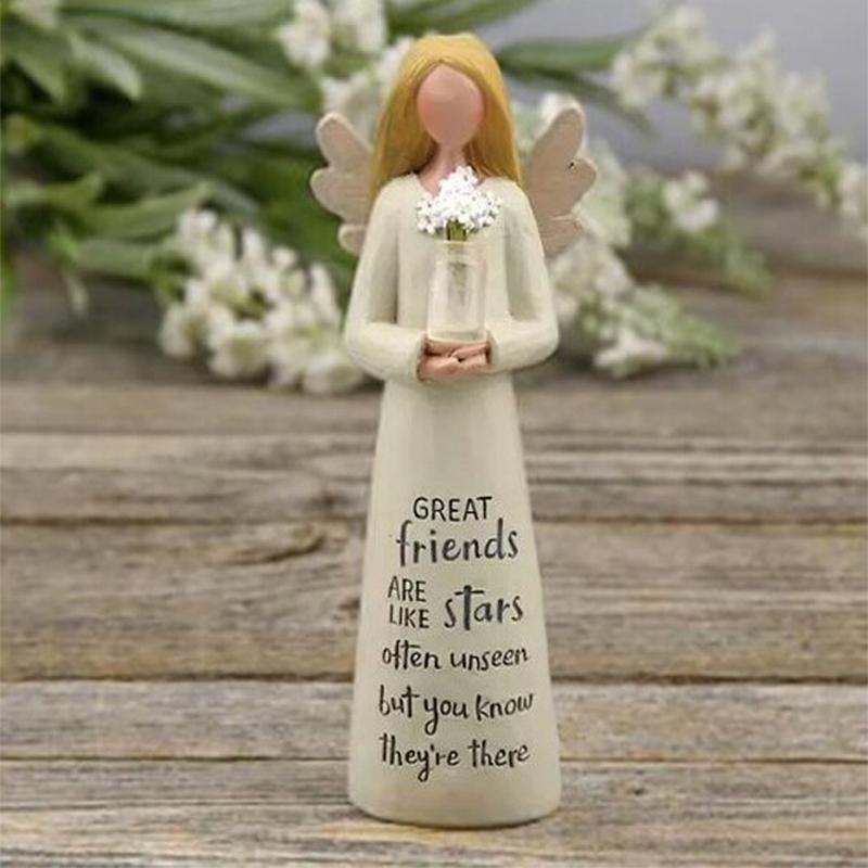 Skanto | Friendship Celebration Gift Statue - Hand-Painted Sculpture Ornament