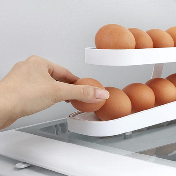 Automatic Scroll Egg Shelf Holder Storage Box | Kalsten