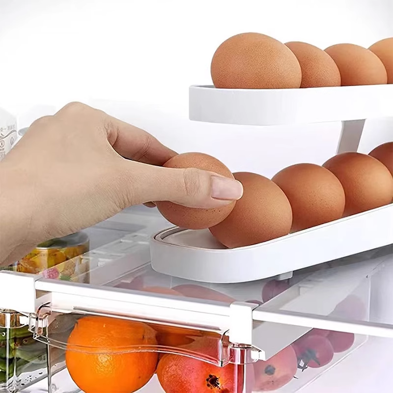 Automatic Scroll Egg Shelf Holder Storage Box | Kalsten