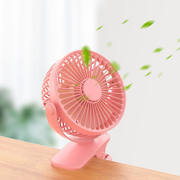 Clip Type USB Rechargeable Mini Electric Fan | Kalsten