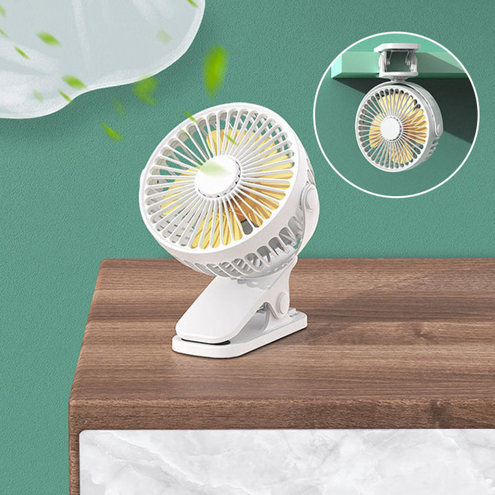 Clip Type USB Rechargeable Mini Electric Fan | Kalsten