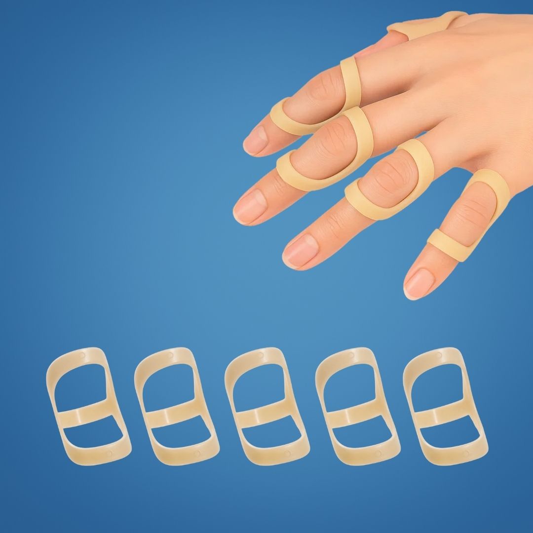 8 Ring Splint – Pain-Relief Stability – Waterproof Plastic – Daily Wear for Finger Strain Kalsten