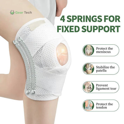Skanto | Knee Brace for Pain Relief | Support Compression Springs and Adjustable Strap for Stability and Joint Protection
