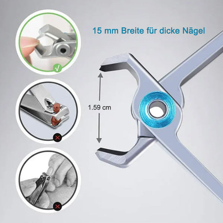 Portable ultra-sharp nail clippers made of stainless steel | Kalsten