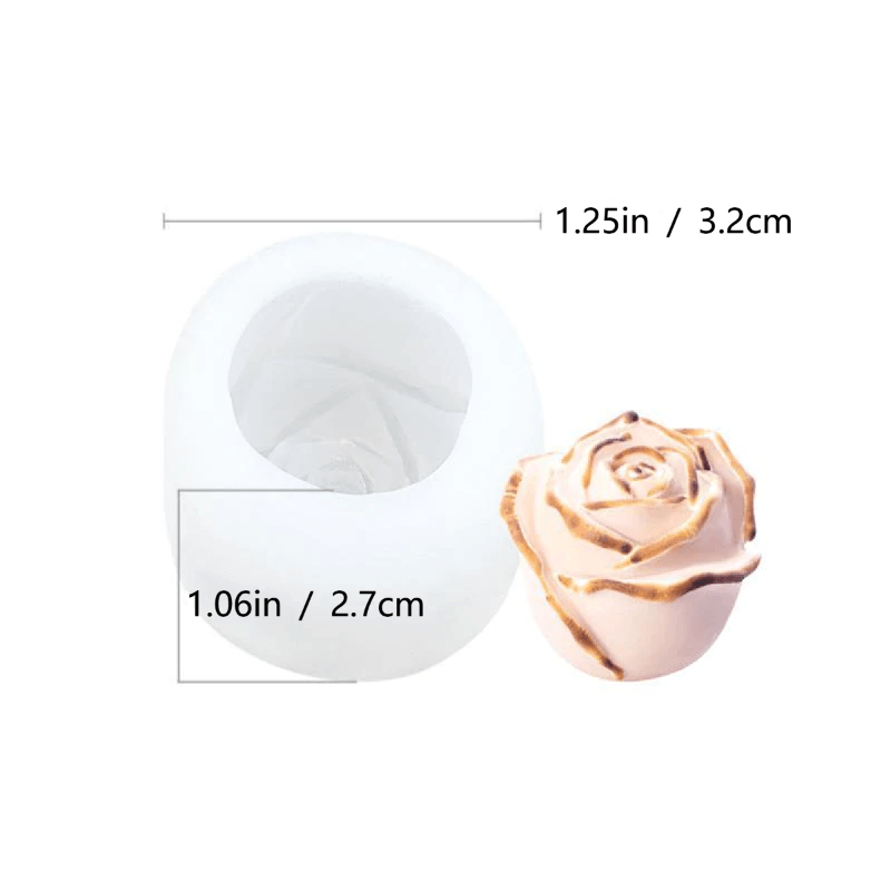 BowLift | 3D Silicone Rose Shape Ice Cube Mold