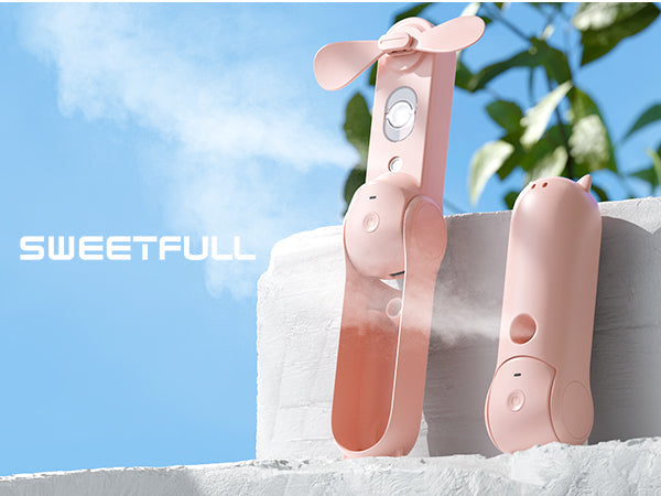 Misting Fan Portable, Handheld Personal Mister Fans | Kalsten