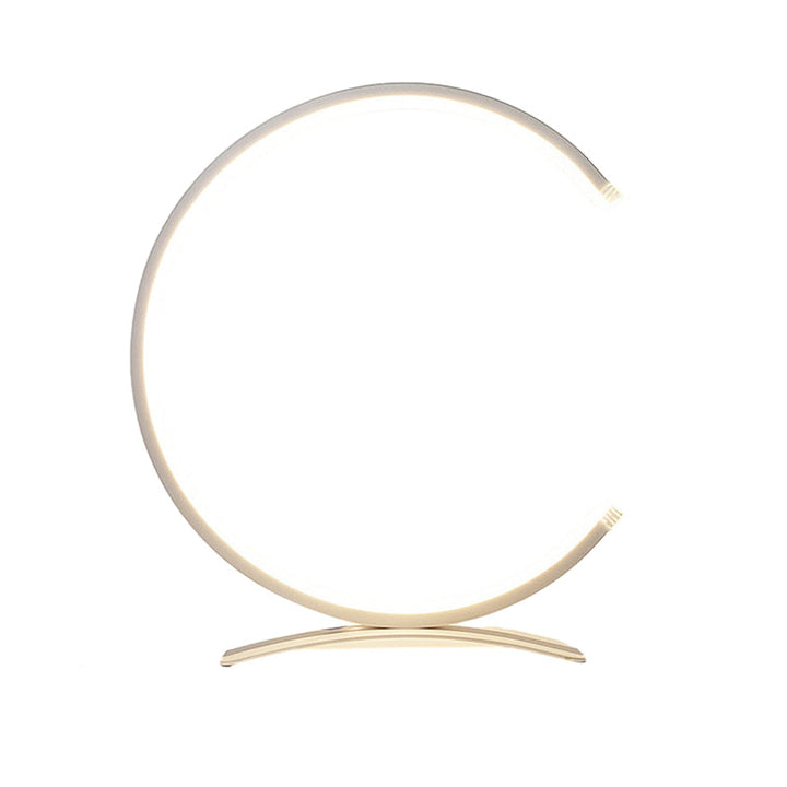 3/4 Circle Lamp Touch LED Modern Accent Table Lamp | Kalsten