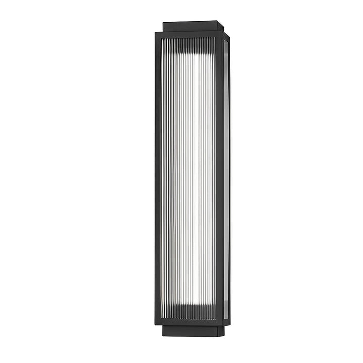 Rectangular Strip Waterproof LED Black Modern Outdoor Wall Lights | Kalsten