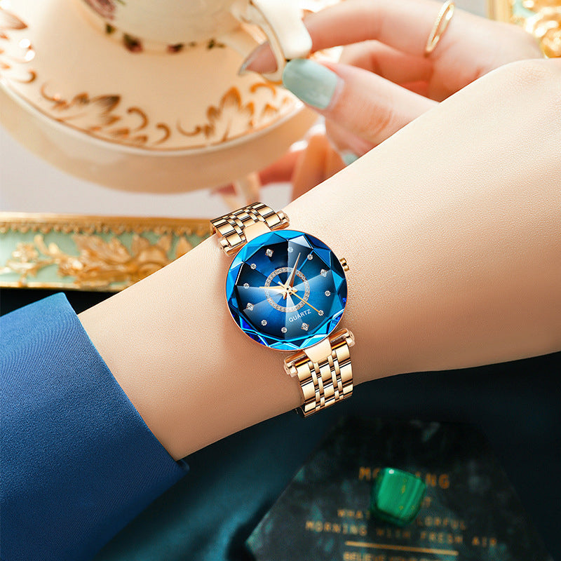 Kalsten | Starry Diamond Dial Ladies Waterproof Watch