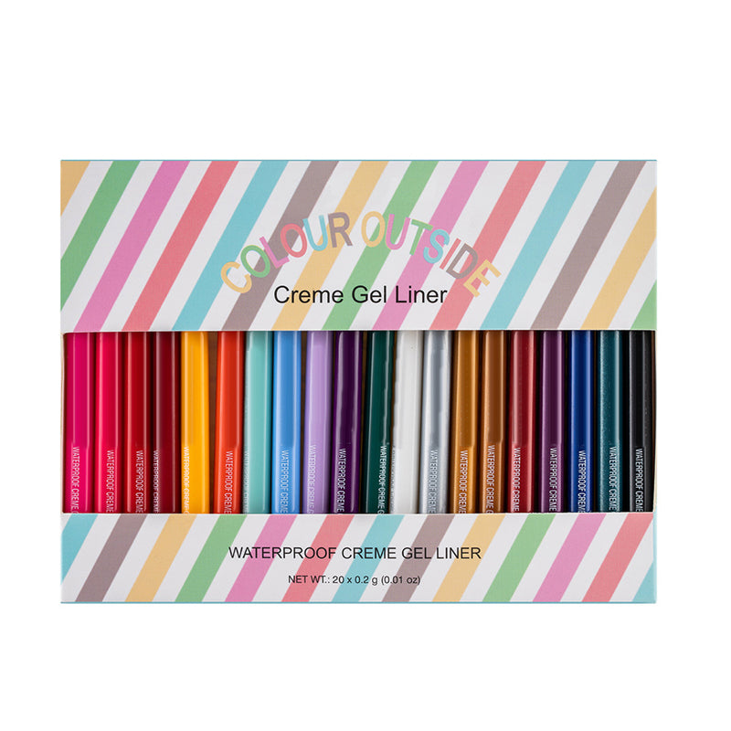 20 PCS Colored Eyeliner Pencil Set | Kalsten