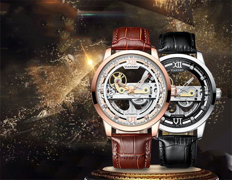 Kalsten | Skeleton Tourbillon Ultra Thin Automatic Mechanical Watch