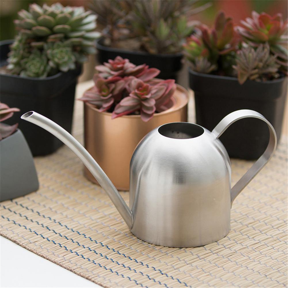 Stainless steel watering can with flexible neck | Modern design | Perfect watering | Rust-free