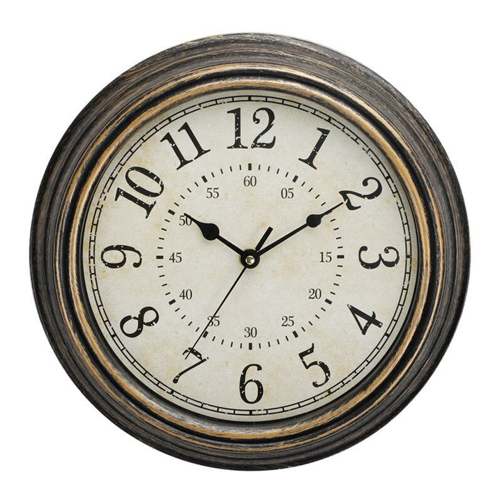 Vintage Retro Wall Clock with Wood Look – Timeless Design Kalsten