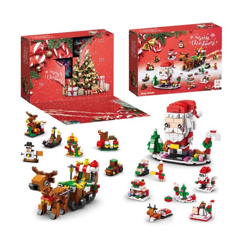 Skanto | Creative Advent Calendar with 12 Building Blocks for Christmas Tree Fun