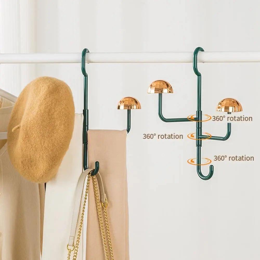 Kalsten | 360° Redating Hanging Storage – Elegant Organizer for Clothing, Hats & Accessories