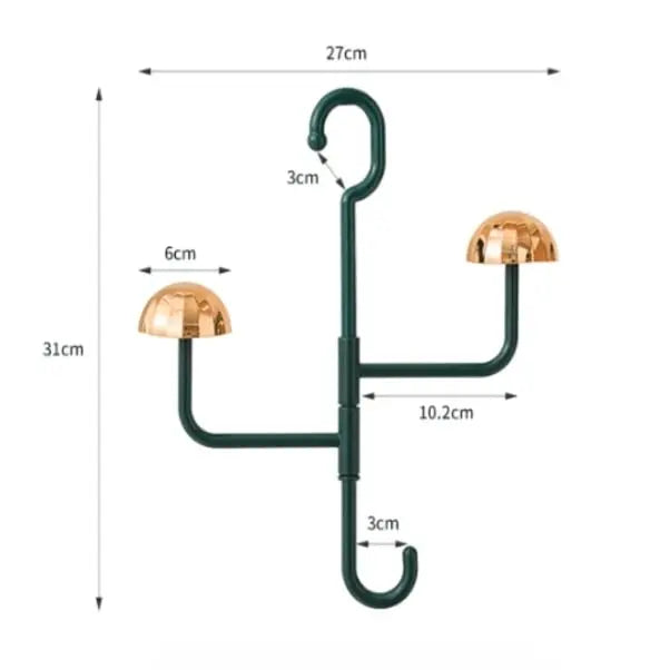 Kalsten | 360° Redating Hanging Storage – Elegant Organizer for Clothing, Hats & Accessories