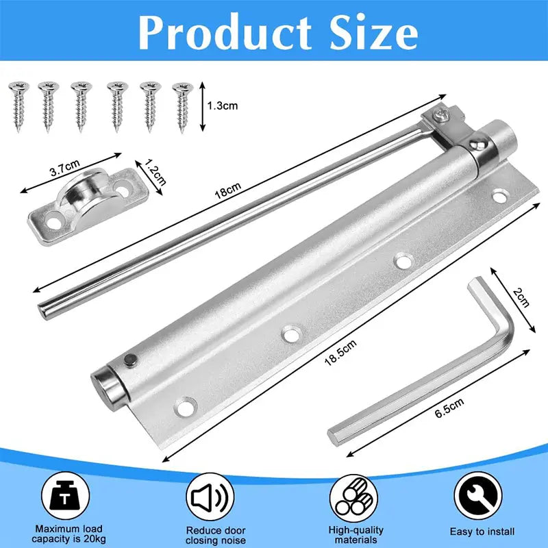 Kalsten | Automatic door hinge with self-reset – Safe & Quiet