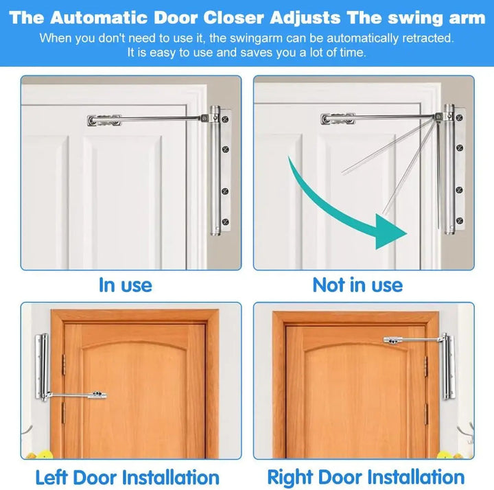 Kalsten | Automatic door hinge with self-reset – Safe & Quiet