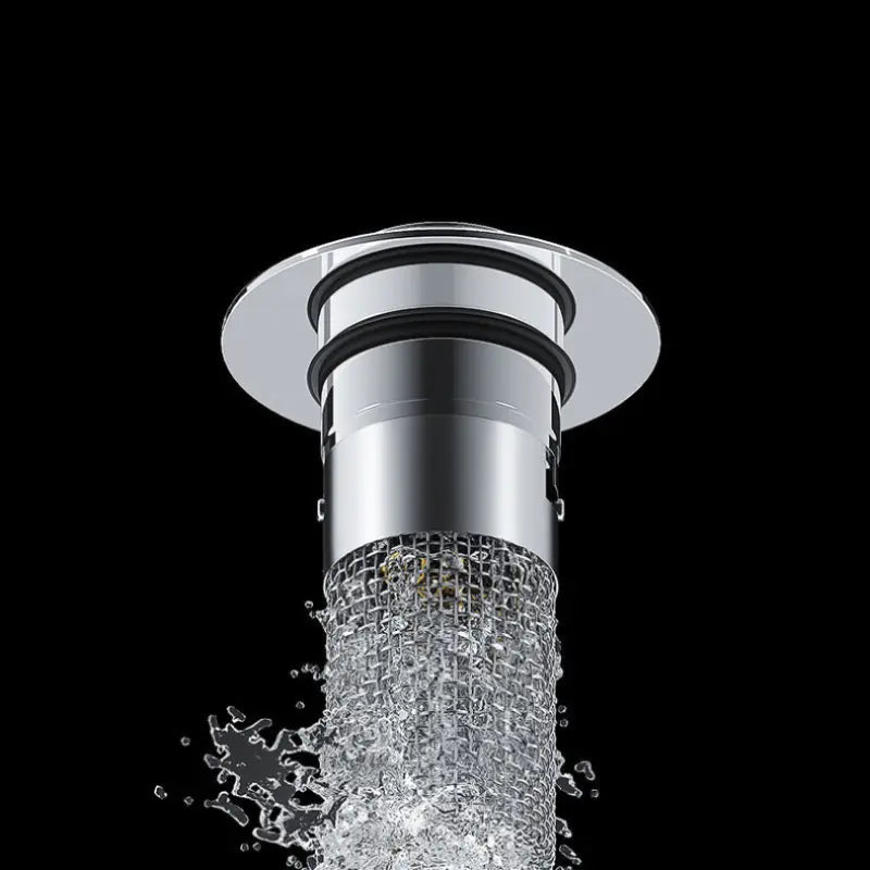 Kalsten | Stainless Steel Pop-Up Drain Strainer for Effortless Clog Prevention
