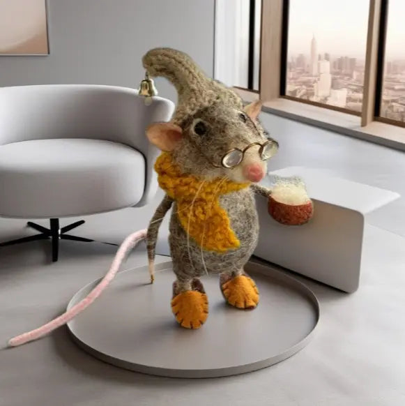 Kalsten | Handmade Felt Mouse – A Touch of Magic for Your Home