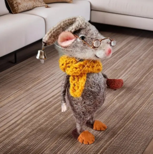 Kalsten | Handmade Felt Mouse – A Touch of Magic for Your Home
